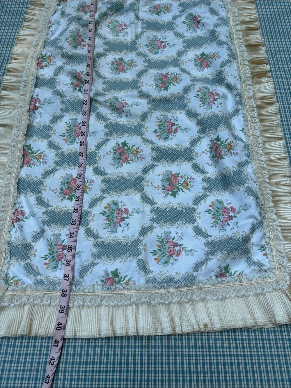 Victorian Set of 2 Pillow Cases/Shames  King with lace and ruffles